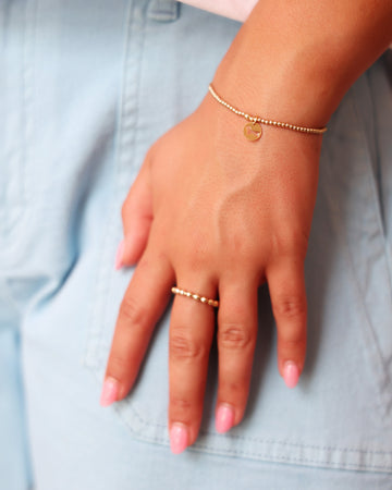 Enewton 2mm Gold Bud the Dachshund Disc Bracelet Seaside Florida 30A The Seaside Style