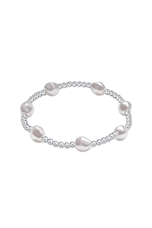 Enewton Admire Sterling 3mm Bead Bracelet - Pearl