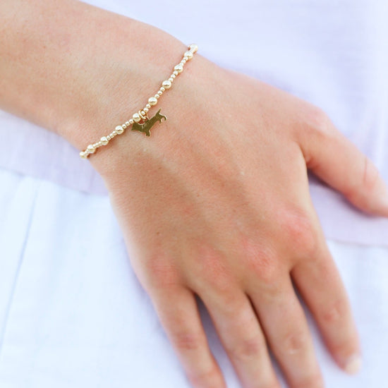 Enewton Bud Sincerity Pattern 4mm Bead Bracelet - Gold The Seaside Style 