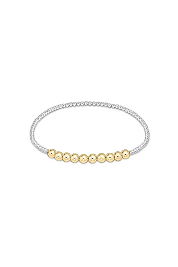 Enewton Classic Beaded Bliss 2mm Bead Bracelet - 4mm - Mixed Metal