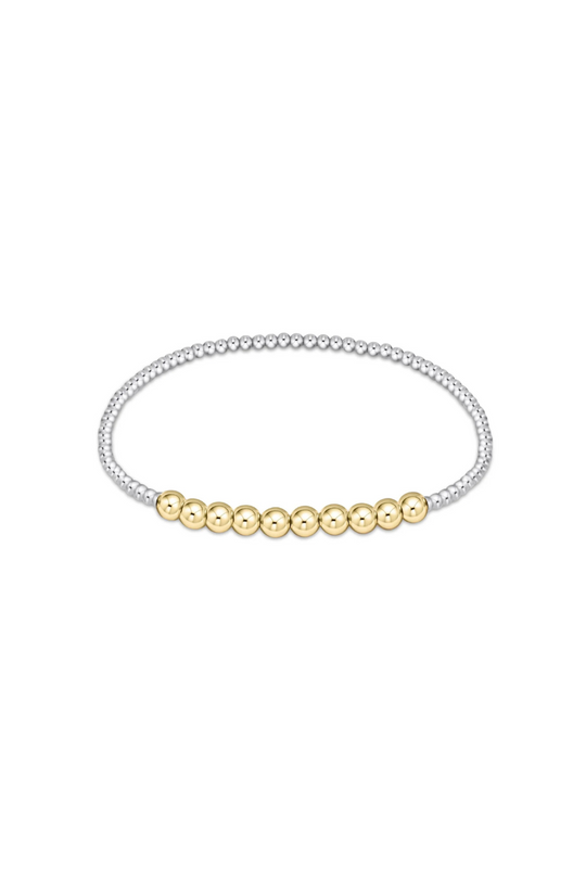 Enewton Classic Beaded Bliss 2mm Bead Bracelet - 4mm - Mixed Metal