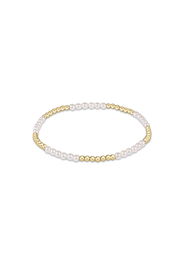 Enewton Classic Blissful Pattern 2.5mm Bead Bracelet - 3mm Pearl