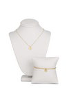 Enewton Classic Gold 2mm Bead Bracelet - Respect Initial Small Gold Disc