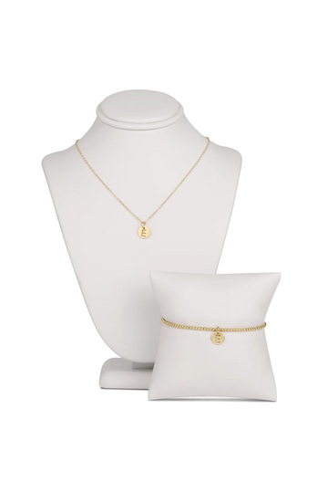 Enewton Classic Gold 2mm Bead Bracelet - Respect Initial Small Gold Disc