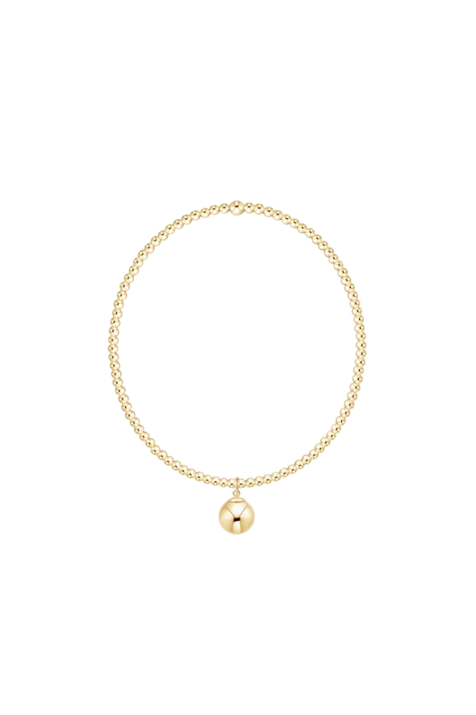 Enewton Classic Gold 2mm Bracelet - Classic Gold 8mm Charm