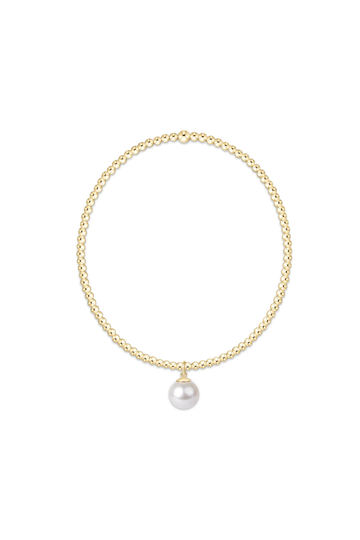 Enewton Classic Gold 2mm Bracelet - Classic Pearl 8mm Charm
