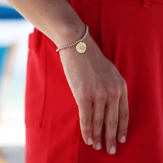 Enewton Classic Gold 3mm Bracelet Inspire America Gold Disc Seaside Florida 30A The Seaside Style
