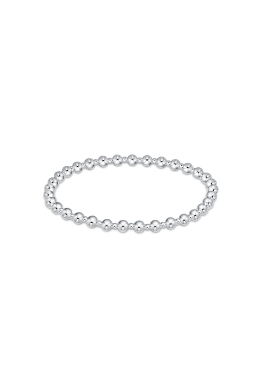 Enewton Classic Grateful Pattern 4mm Bead Bracelet - Sterling