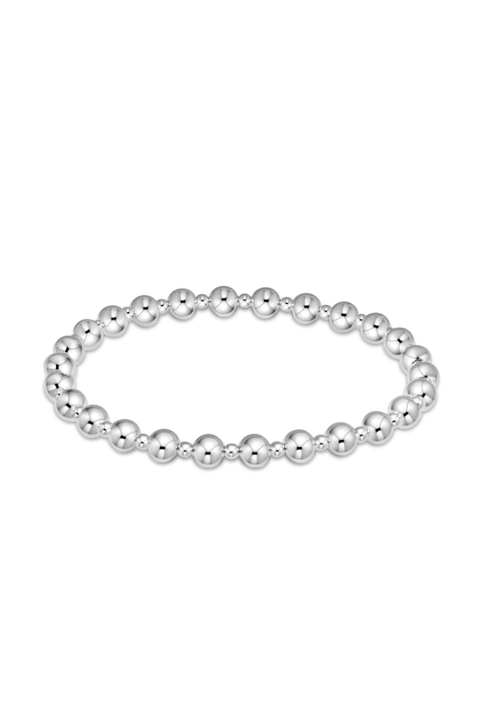 Enewton Classic Grateful Pattern 6mm Bead Bracelet - Sterling