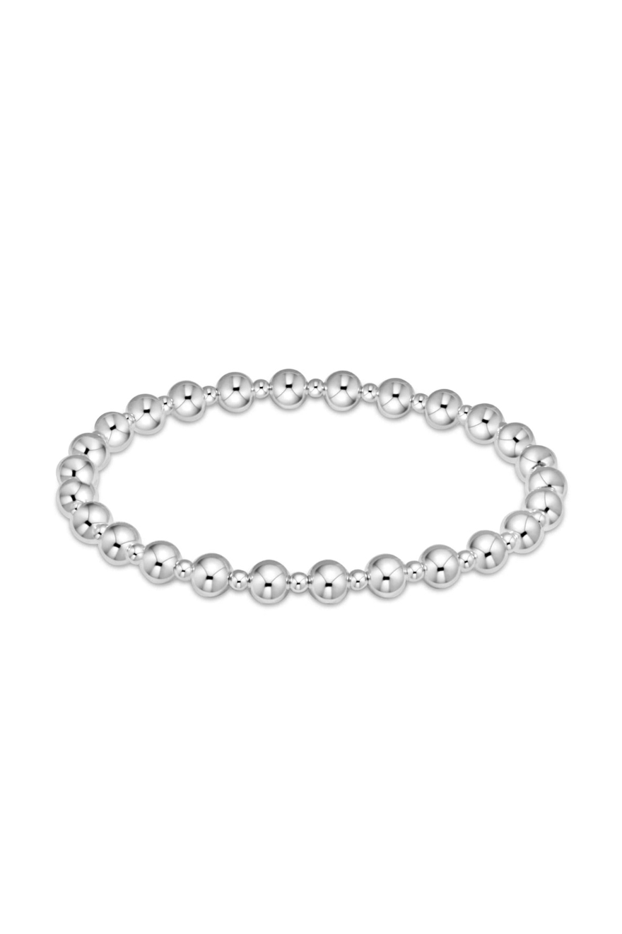 Enewton Classic Grateful Pattern 6mm Bead Bracelet - Sterling
