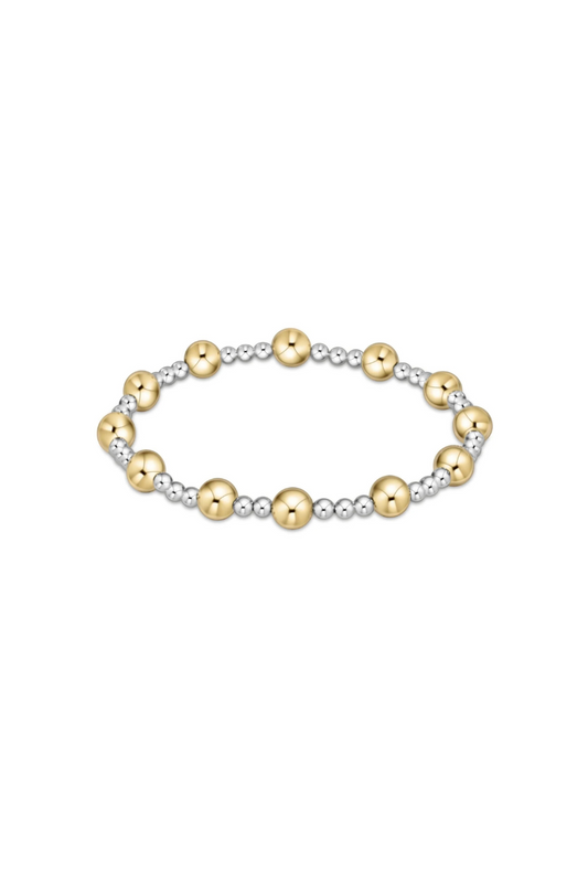 Enewton Classic Sincerity Pattern 6mm Bead Bracelet - Mixed Metal