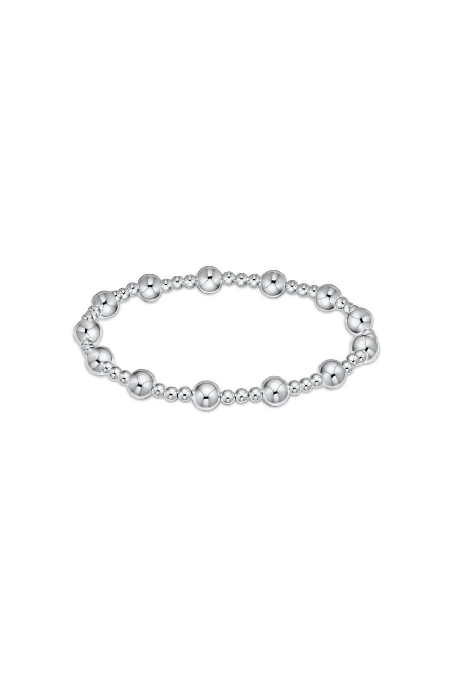 Enewton Classic Sincerity Pattern 6mm Bead Bracelet - Sterling
