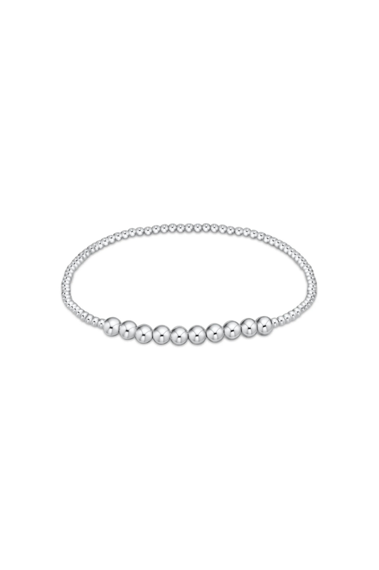Enewton Classic Sterling Beaded Bliss 2mm Bead Bracelet - 4mm Sterling