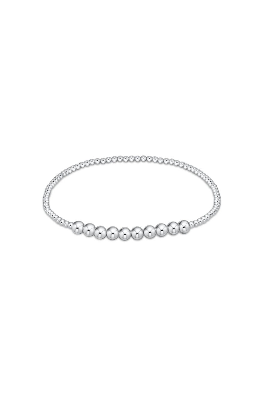 Enewton Classic Sterling Beaded Bliss 2mm Bead Bracelet - 4mm Sterling