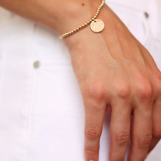 Enewton Collegiate Classic Gold 3mm Bracelet Auburn Disc The Seaside Style Seaside Florida 30A