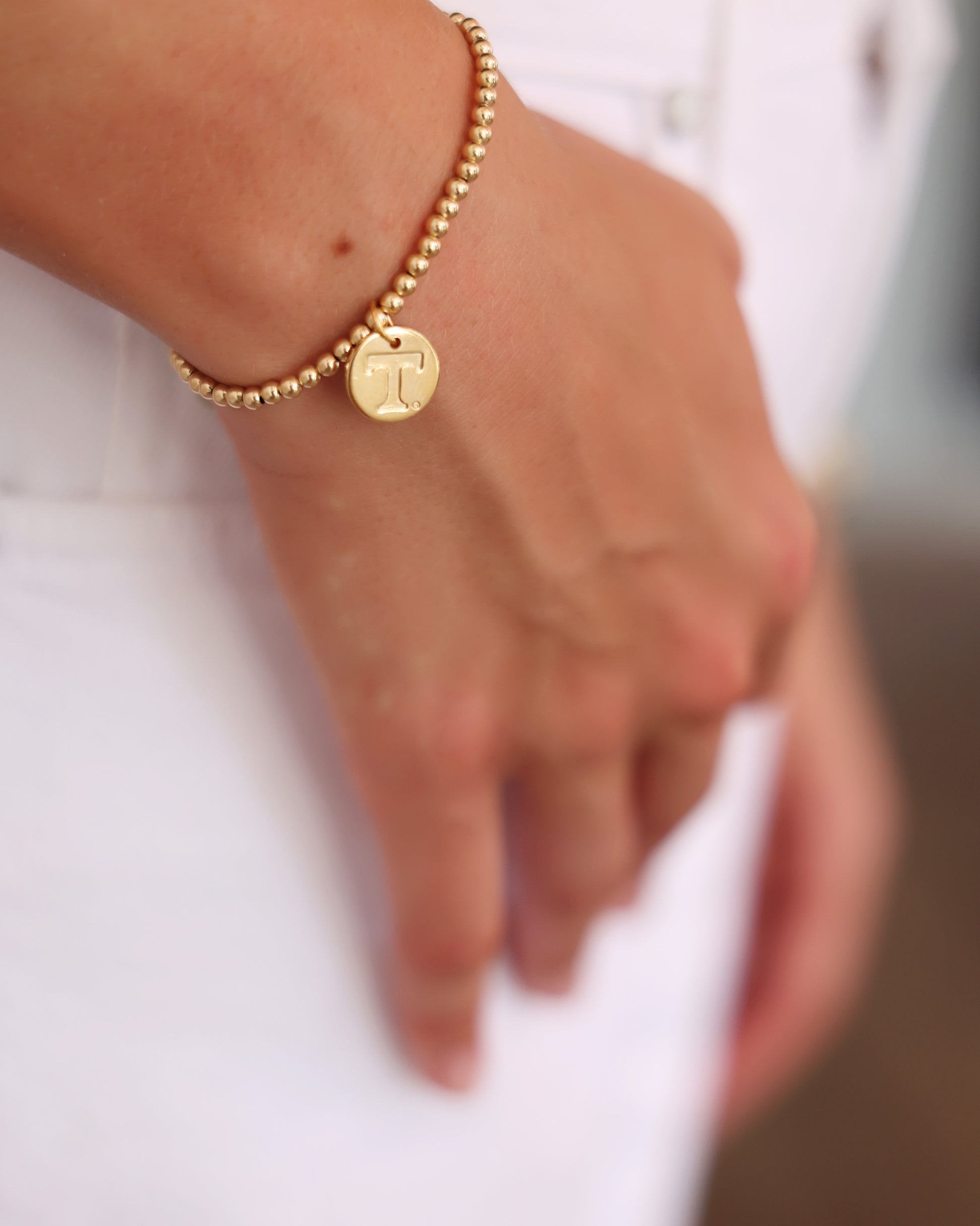 Enewton Collegiate Classic Gold 3mm Bracelet University of Tennessee Disc UT Seaside Florida The Seaside Style 30A