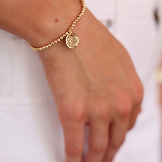Enewton Collegiate Classic Gold 3mm Bracelet University of Georgia UGA Disc Seaside Florida 30A The Seaside Style