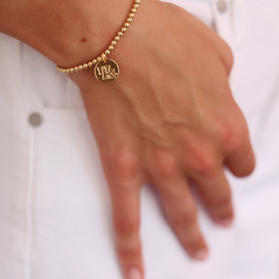 Enewton Collegiate Classic Gold 3mm Bracelet University of Kentucky Disc Seaside Florida 30A The Seaside Style