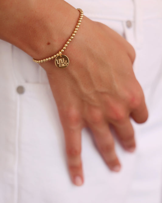 Enewton Collegiate Classic Gold 3mm Bracelet University of Kentucky Disc Seaside Florida 30A The Seaside Style