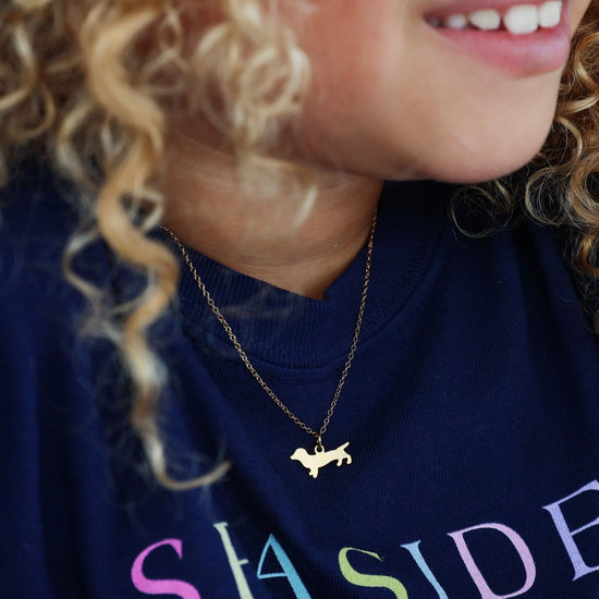 Enewton Egirl 14" Necklace Gold - Bud Charm