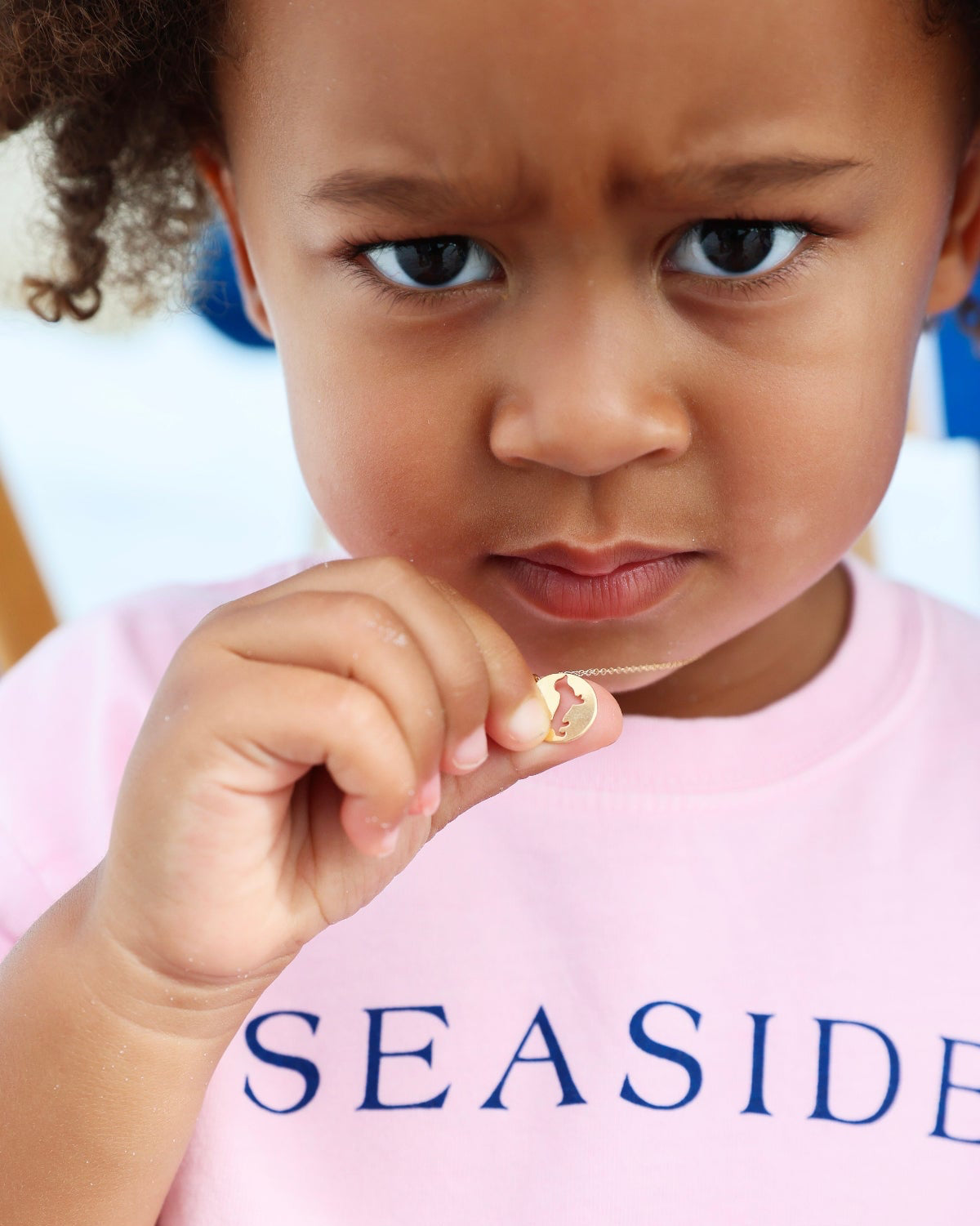 Enewton Egirl 14" Necklace Gold - Bud Disc