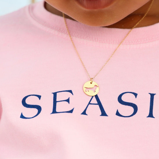 Enewton Egirl 14" Necklace Gold - Bud Disc