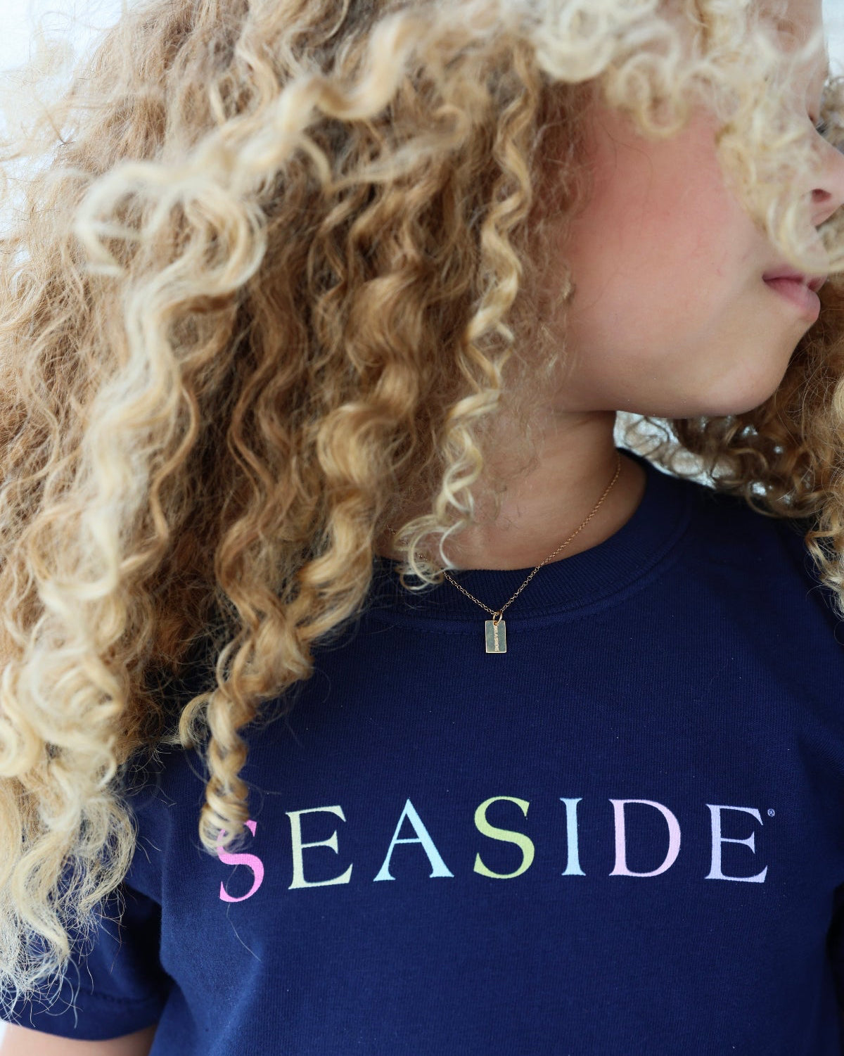 Enewton Egirl 14" Necklace Gold - Seaside Tag