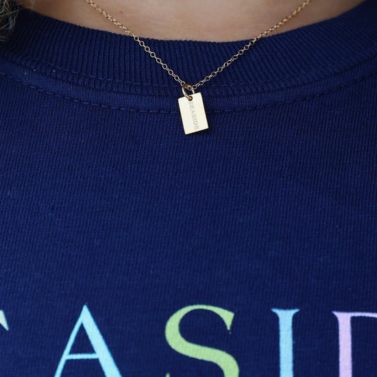 Enewton Egirl 14" Necklace Gold - Seaside Tag