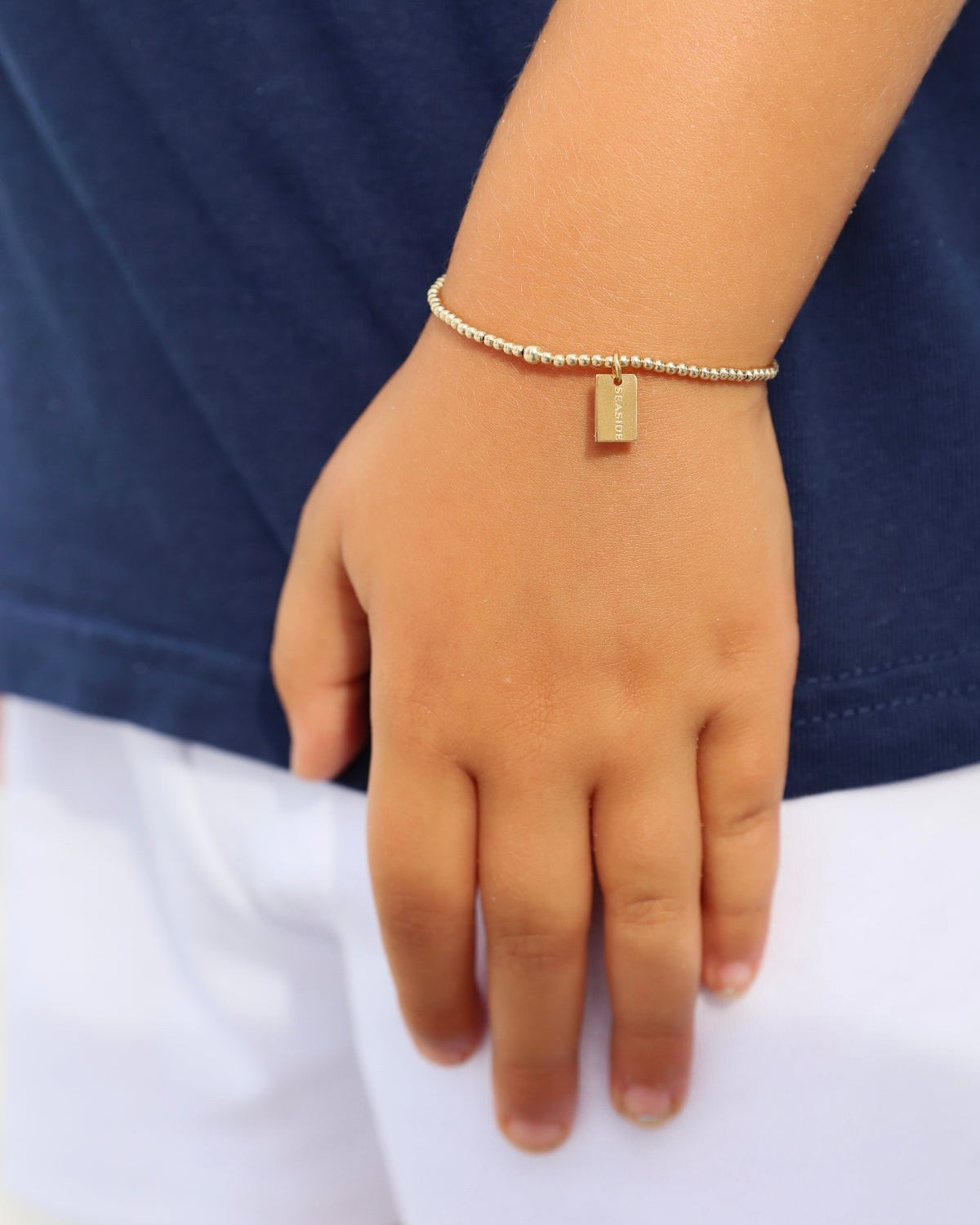 Enewton Egirl Gold 2mm Seaside Tag Bracelet