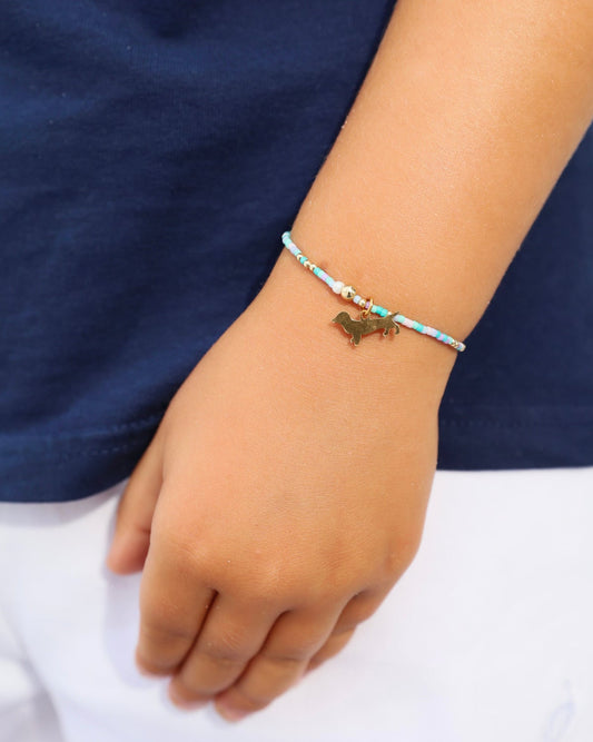 Enewton Egirl Youth Hope Unwritten Bud Charm Bracelet - Lilac Me Now