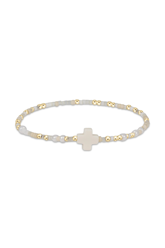 Enewton Extends - Hope Unwritten Signature Cross Bracelet - Call Me On My Shell