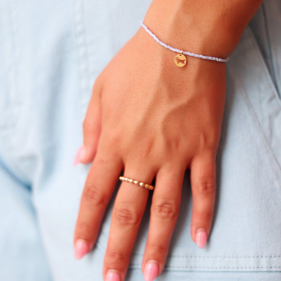 Enewton Hope Classic Bud the Dachshund Disc Bracelet Ocean Mist Seaside Florida 30A The Seaside Style