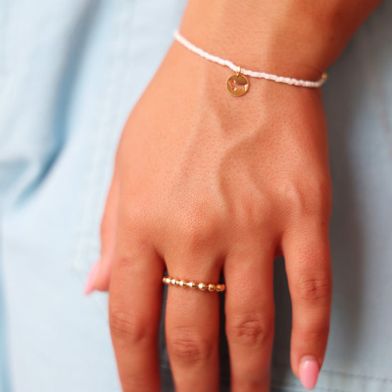 Enewton Hope Classic Bud the Dachshund Disc Bracelet - Silky White Seaside Florida 30A The Seaside Style