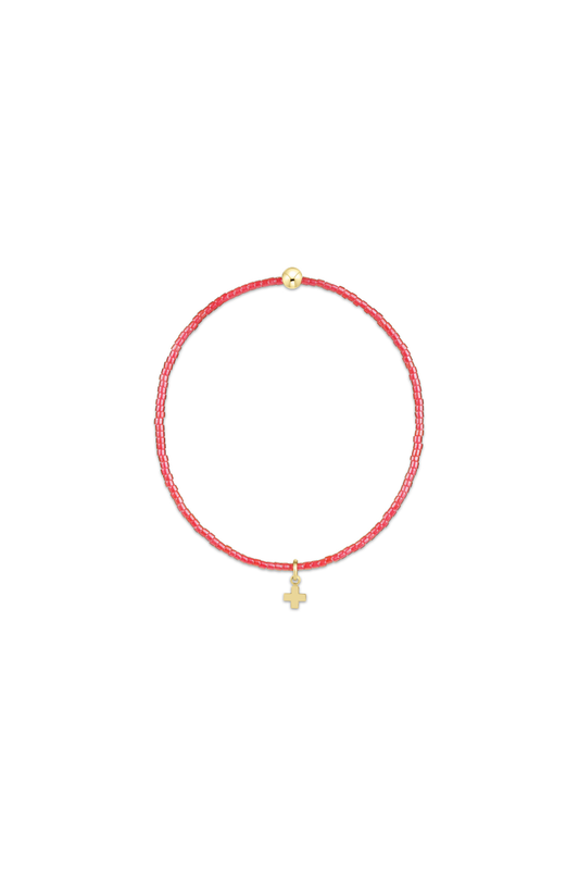 Enewton Hope Classic Signature Cross Small Gold Charm Bracelet - Sherbert