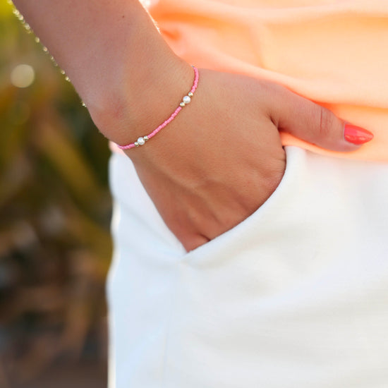 Enewton Hope Purpose Pearl Bracelet Bubblegum Cabana Seaside Florida 30A