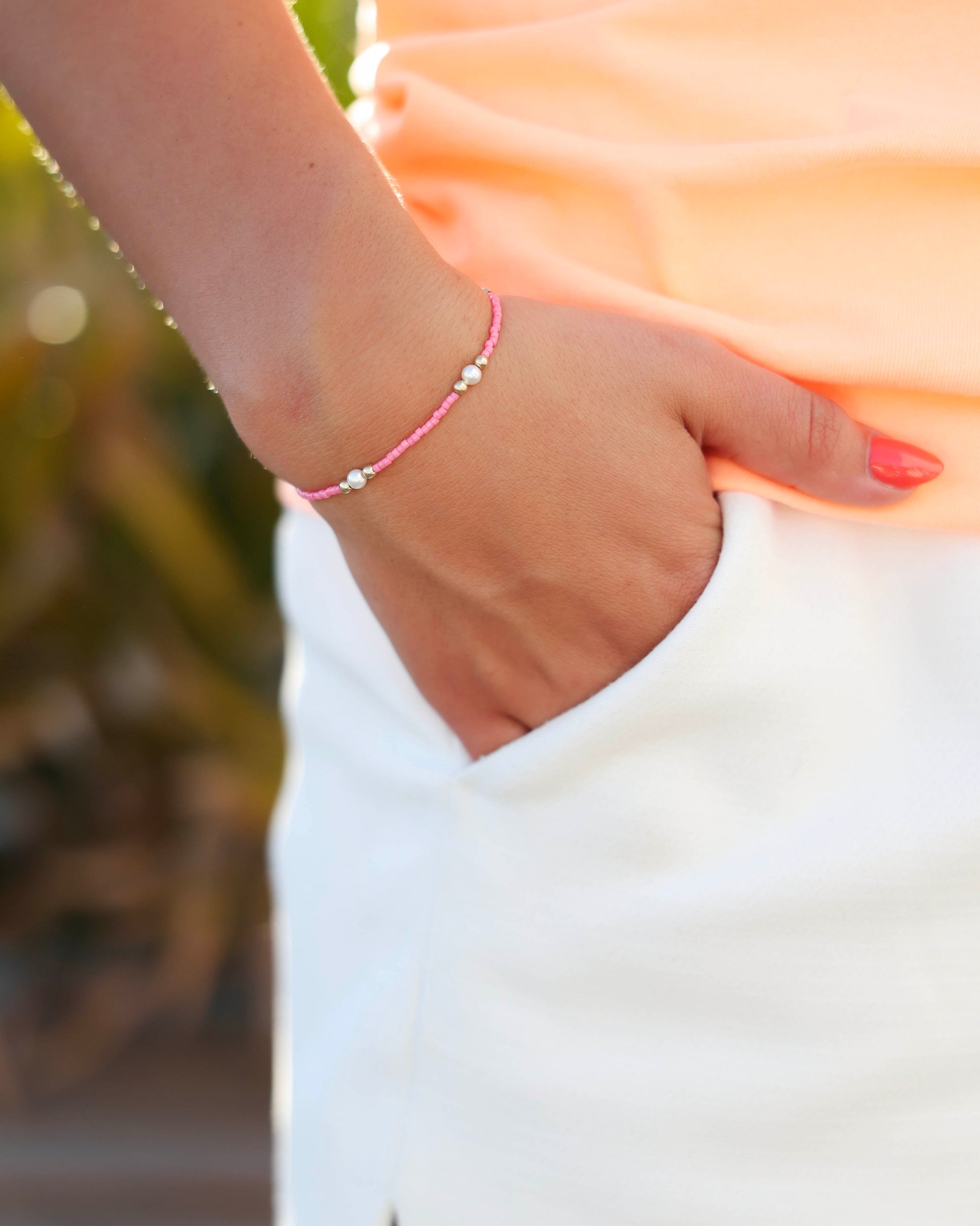 Enewton Hope Purpose Pearl Bracelet Bubblegum Cabana Seaside Florida 30A