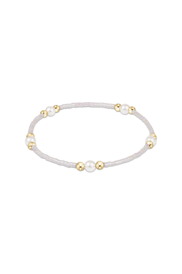 Enewton Hope Purpose Pearl Bracelet - Silky White