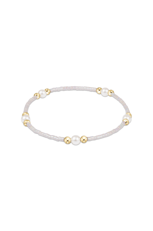 Enewton Hope Purpose Pearl Bracelet - Silky White