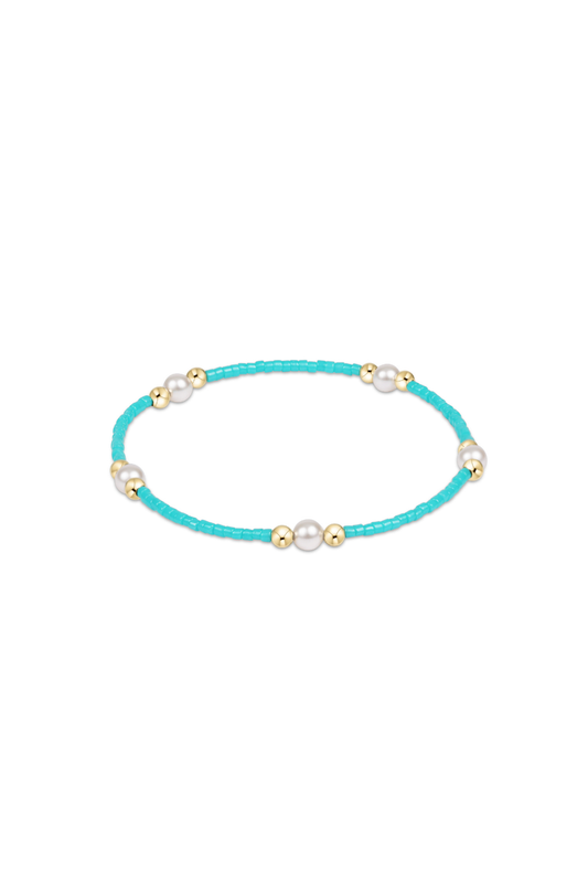 Enewton Hope Purpose Pearl Bracelet - Turquoise