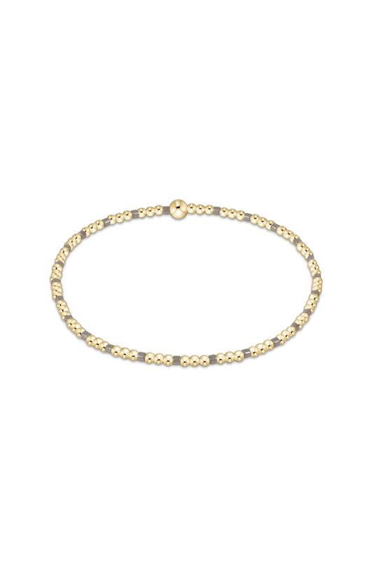 Enewton Hope Sincerity Pattern 2mm Bead Bracelet - Milkshake