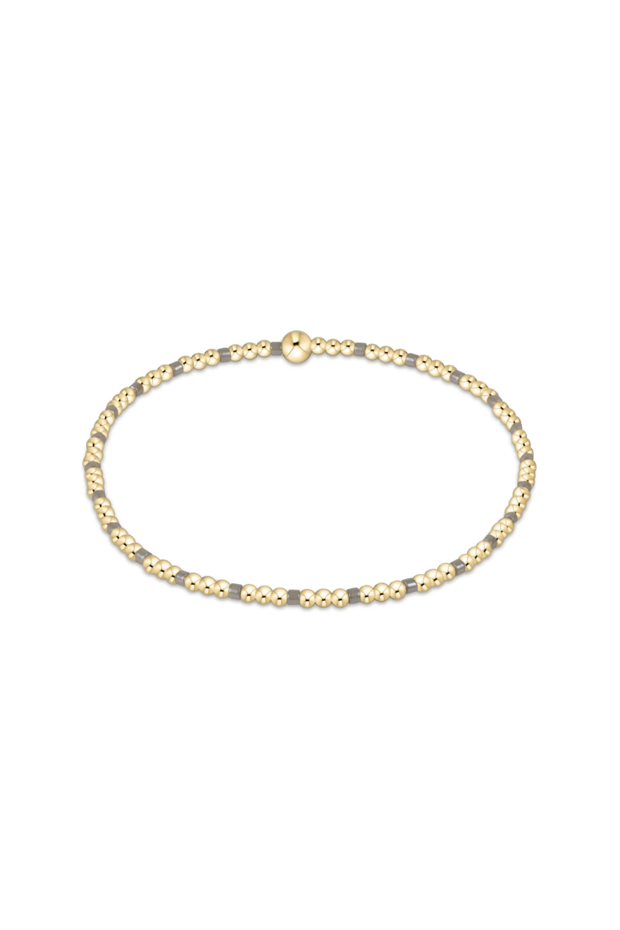 Enewton Hope Sincerity Pattern 2mm Bead Bracelet - Milkshake