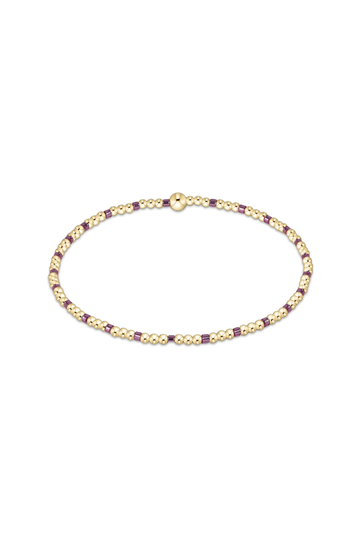 Enewton Hope Sincerity Pattern 2mm Bead Bracelet - Pink Metallic