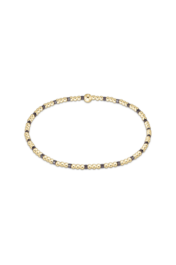 Enewton Hope Sincerity Pattern 2mm Bead Bracelet - Taupe With A Twist