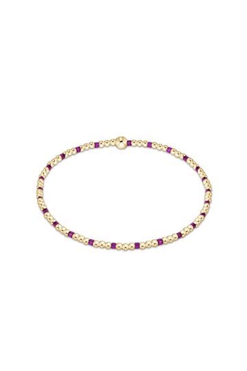 Enewton Hope Sincerity Pattern 2mm Bead Bracelet - Fuchsia