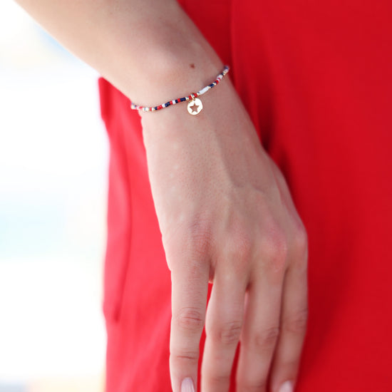 Enewton Hope Unwritten Bracelet - Firecracker - Star Small Gold Disc 30A Seaside Florida