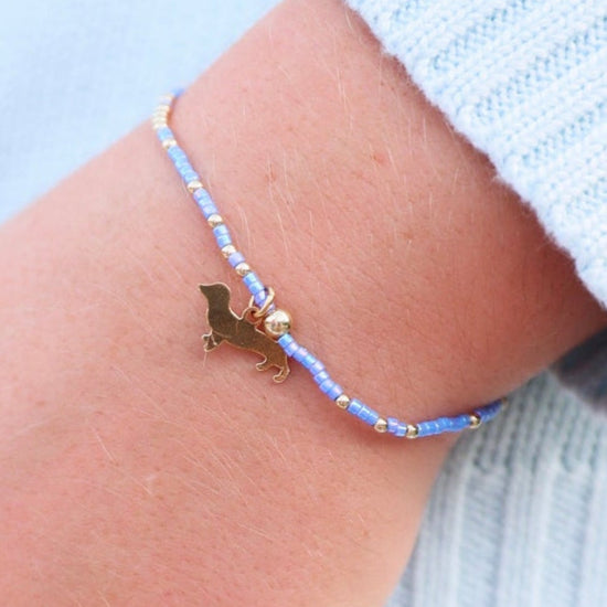 Enewton Hope Unwritten Bud Charm Bracelet - Bright Blue 