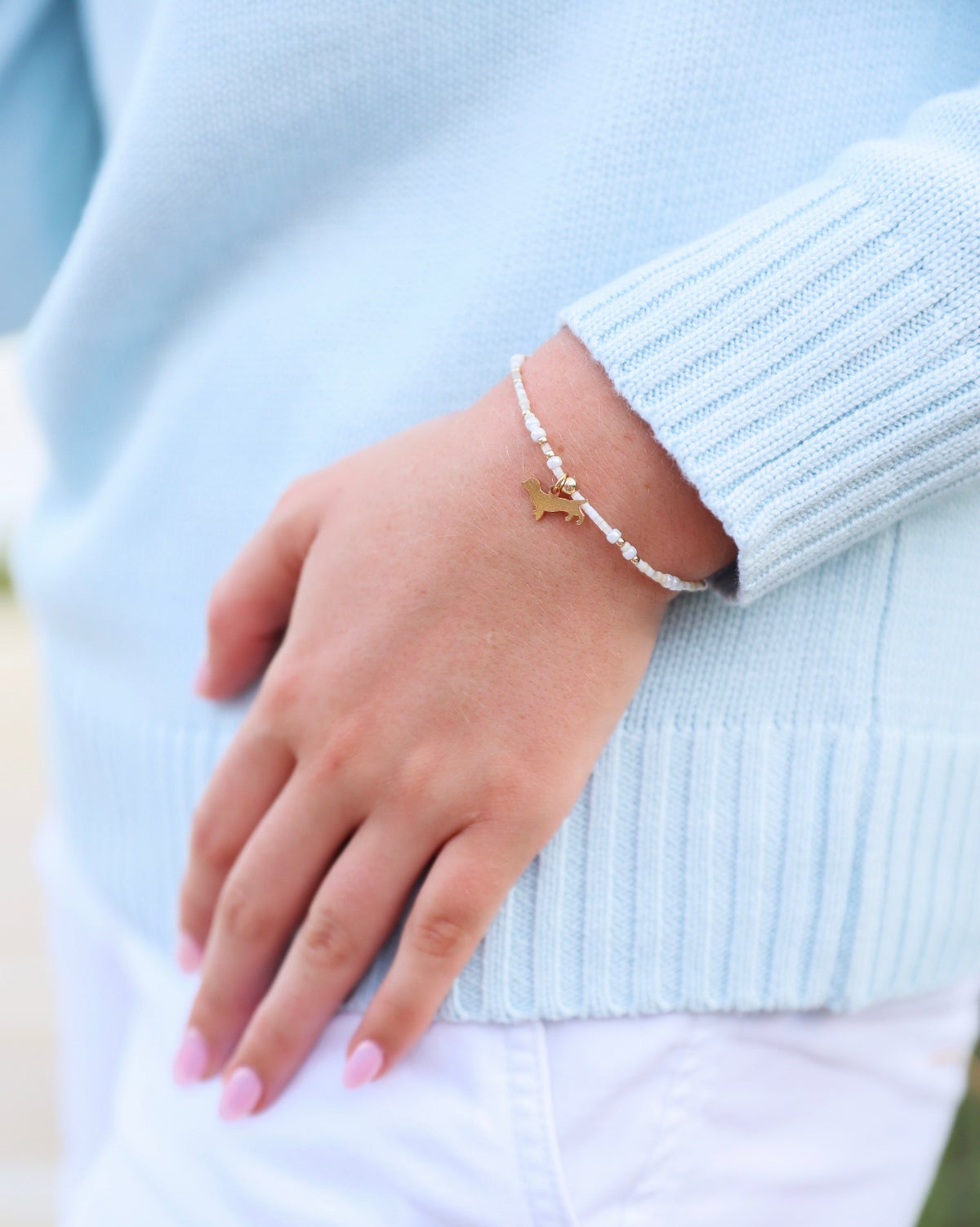 Enewton Hope Unwritten Bud Charm Bracelet - Call Me On My Shellphone