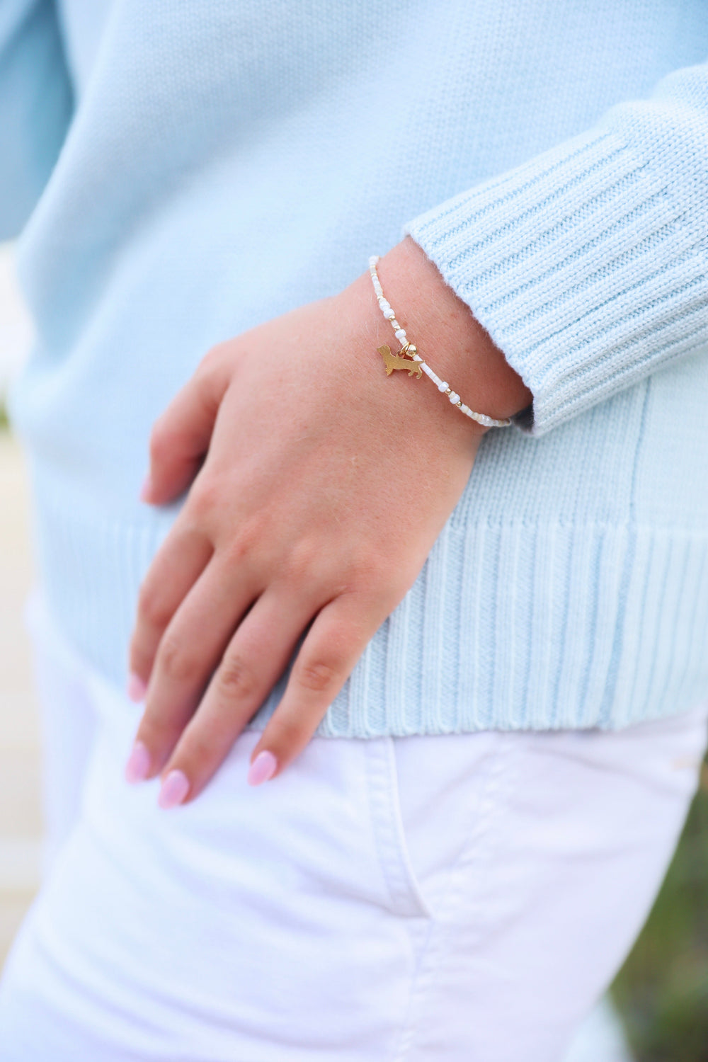 Enewton Hope Unwritten Bud Charm Bracelet - Call Me On My Shellphone