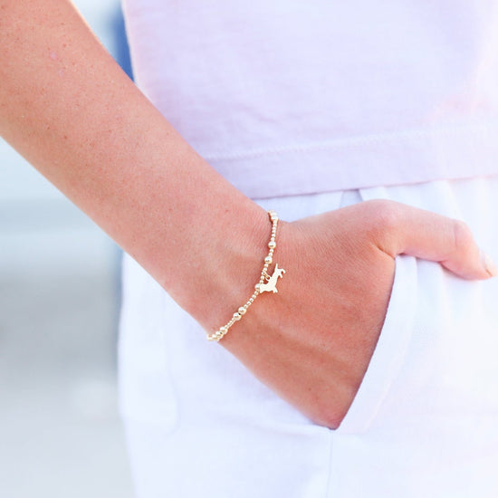 Enewton Hope Unwritten Bud Charm Bracelet - Gold The Seaside Style 