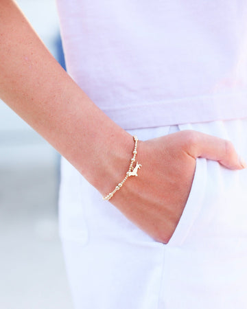 Enewton Hope Unwritten Bud Charm Bracelet - Gold The Seaside Style 